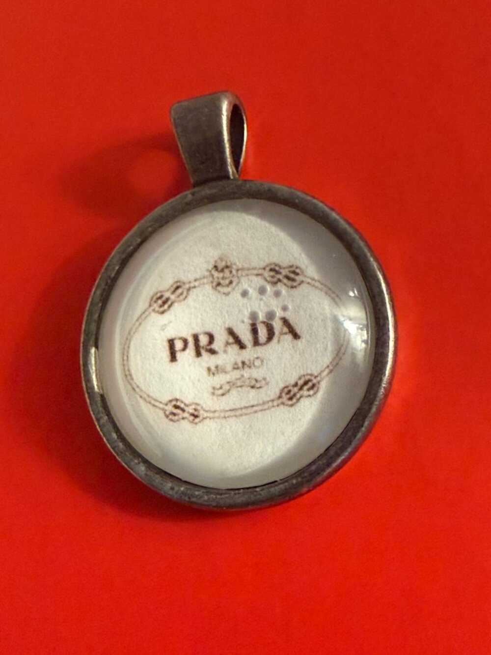 Vintage Prada Pendant Charm Keychain Accessory - Picture 2 of 6